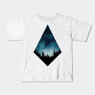 Geometric galaxy Kids T-Shirt